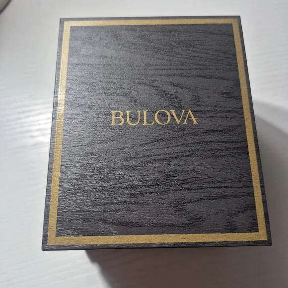 Bulova Surveyor Automatic Green Dial Brown Leather Strap Watch 39mm - 96B427